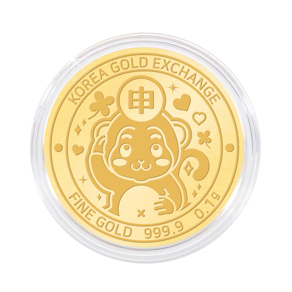 한국금거래소 12지신 순금 코인(메달) 세트 1.2g